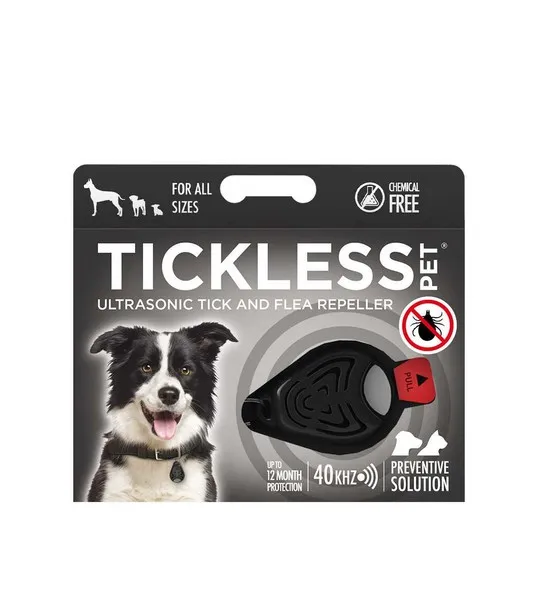 1ea Tickless Pet Tick & Flea Repeller Black - Treats